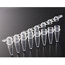 EX-P-02X8-C 0.2ml PCR 8-Strip Tubes with Domed Cap (Pack), Clear