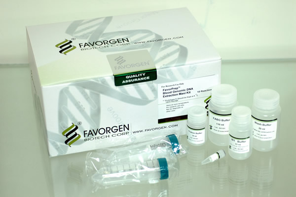 FABGK 003 FavorPrep™ Blood Genomic DNA Extraction MAXI Kit (10prep)