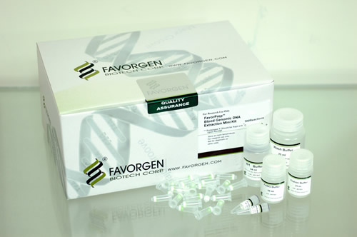 FABGK 100 FavorPrep™ Blood Genomic DNA Extraction Mini Kit (100 prep)