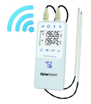 FS-CTL#15-079-640 Fisherbrand™ TraceableLIVE™ WiFi Datalogging LN2 Thermometer with Remote Notification