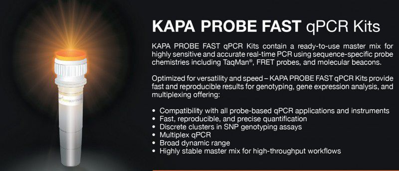 SG-KK4705 KAPA PROBE FAST qPCR Master Mix (2X) ABI Prism™ (100 x 20 µl reactions)