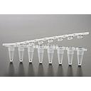 [EX-P-02X8-NF (pack)] EX-P-02X8-F 0.2ml PCR 8-Strip Tubes with Flat Cap (Pack), Clear